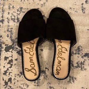 Sam Edelman Liliana Open Toe Slide, Suede, 5.5